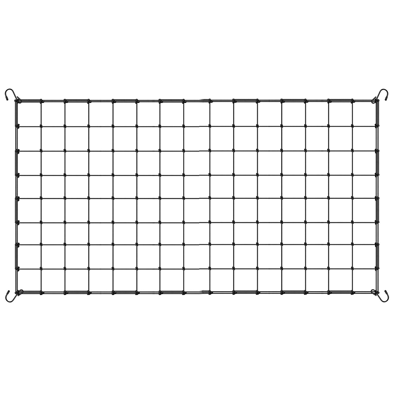 Grow Tent Trellis Netting with 4 Hooks Elastic Nylon Mesh Heavy Duty