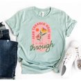 thumbnail image 1 of Grow Through What You Go T-shirt Motivational Empowerment Gift Plant Lady Top Women Power Tee Inspirational, 1 of 3