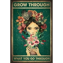 Grow Through What You Go Through Poster 11 x 17 Inch Poster