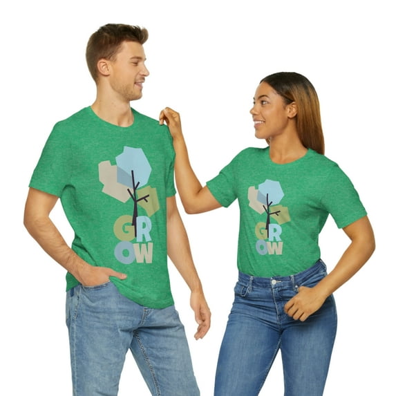 Grow Tree Save A Planet Unisex Jersey Short Sleeve Tee