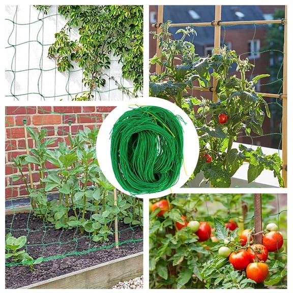 Grow Trellis Netting Plant Support Net Grow Tent Garden Horticultural Plant Climbing Mesh Net Plant Growing Grid for Fruits Vegetables Beans,6.5*9.8 FT