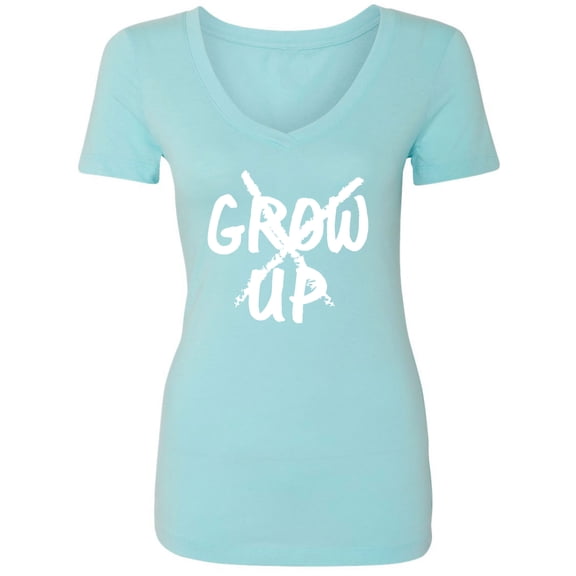Grow Up X Womens V-Neck Tee