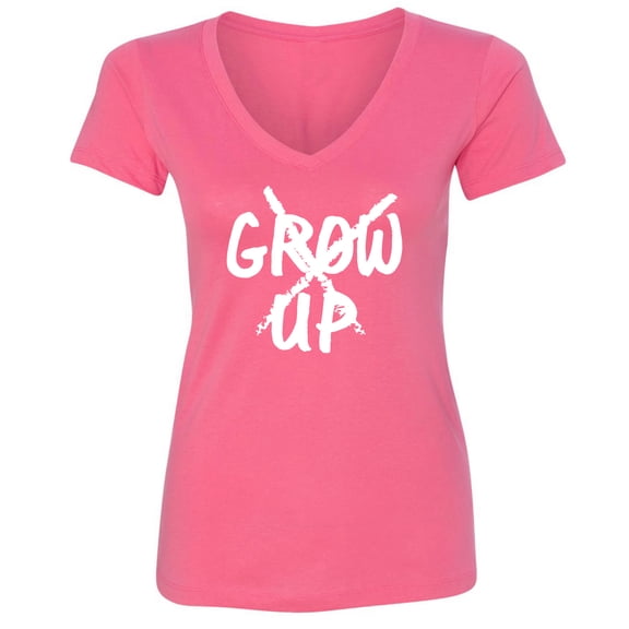 Grow Up X Womens V-Neck Tee