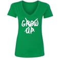 thumbnail image 1 of Grow Up X Womens V-Neck Tee, 1 of 2