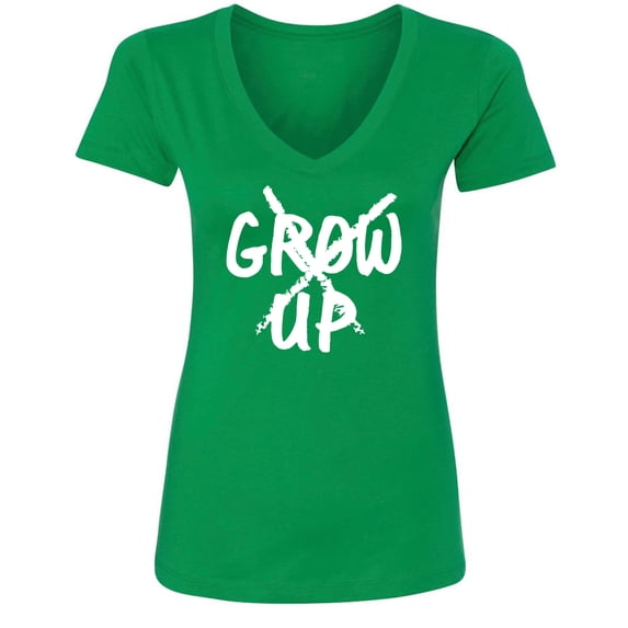 Grow Up X Womens V-Neck Tee