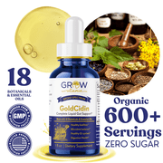 Grow Vitamin Gold Cidin Biofilm Buster & Gut Detox Support with Oregano, Thyme, Clove - Microbial Balance & Gut Health, 1 Oz