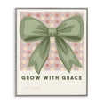 thumbnail image 1 of Stupell Industries Grow With Grace Ribbon Gray Framed Giclee Art, design by Courtney Haley, 20 x 16, 1 of 8