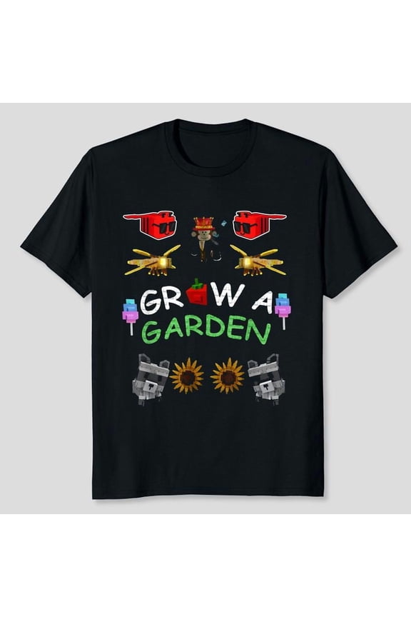 Grow a Garden Gamer Fan Merch T-Shirt, Size S-5XL,Tbun
