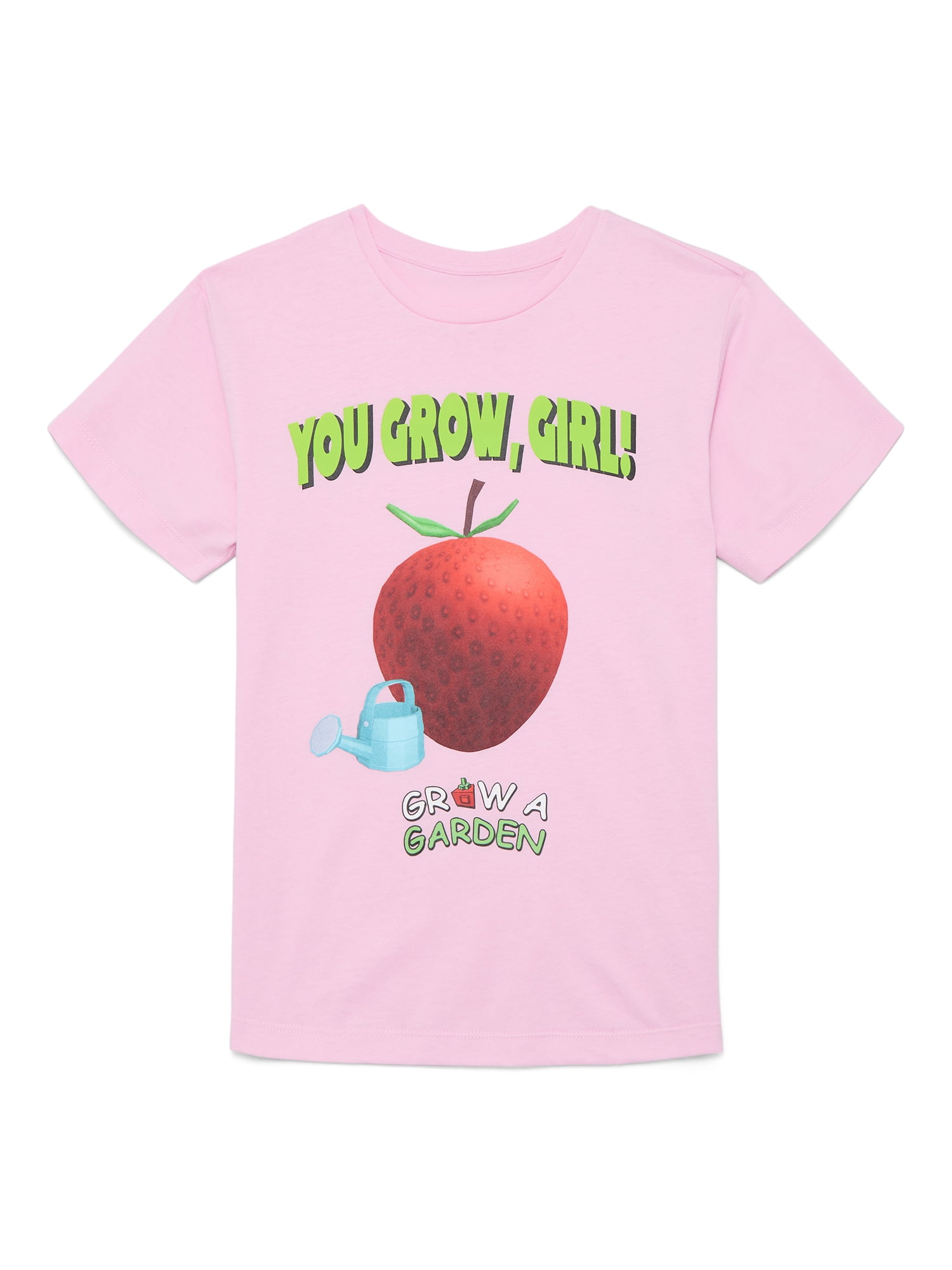 Grow a Garden Girls You Grow Girl Graphic Tee with Short Sleeves