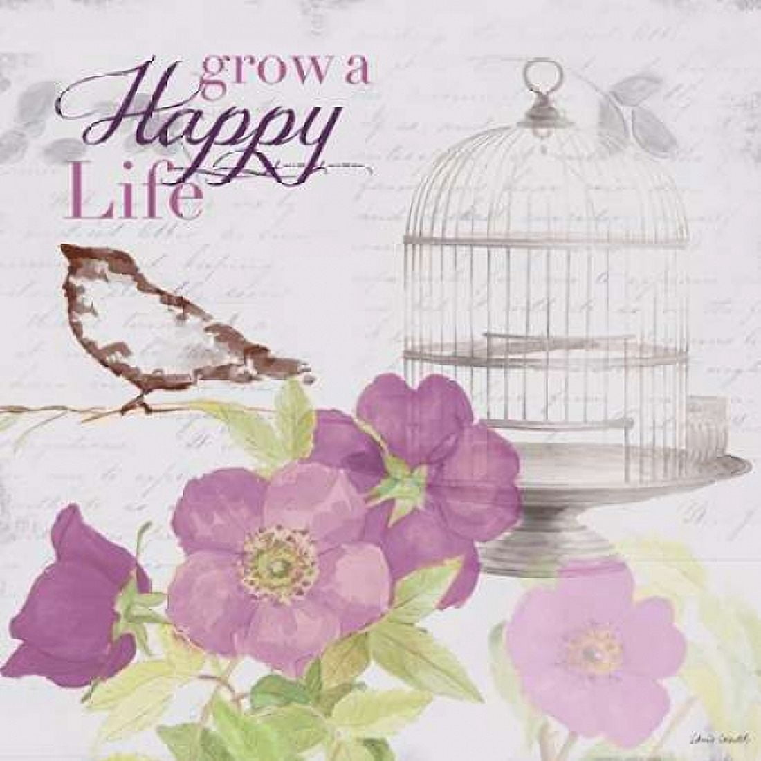 Grow and Blossom I Canvas Art - Lanie Loreth (24 x 24)