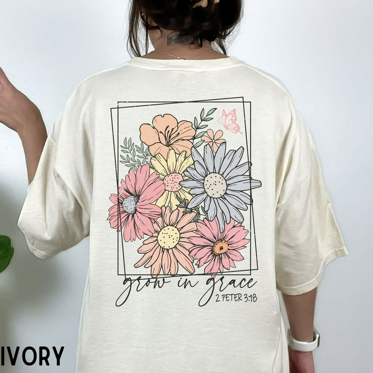 Wildflower Grow Bible Verse Gift T Shirt Wildflower Grow Bible Verse Gift T Shirt