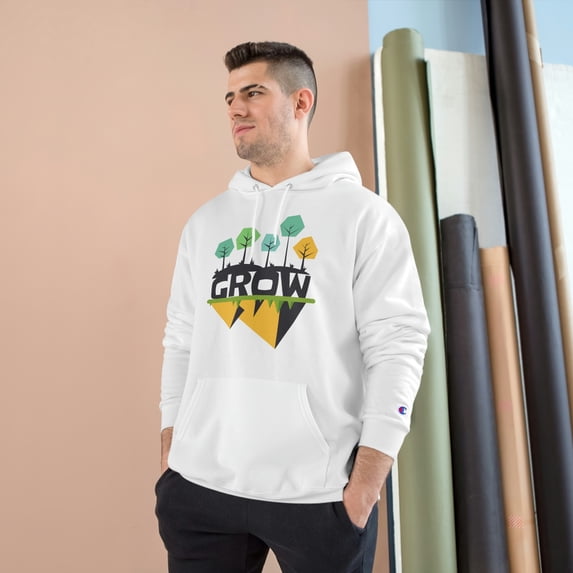 Grow like a nature trees flora Champion Hoodie Save Our Planet