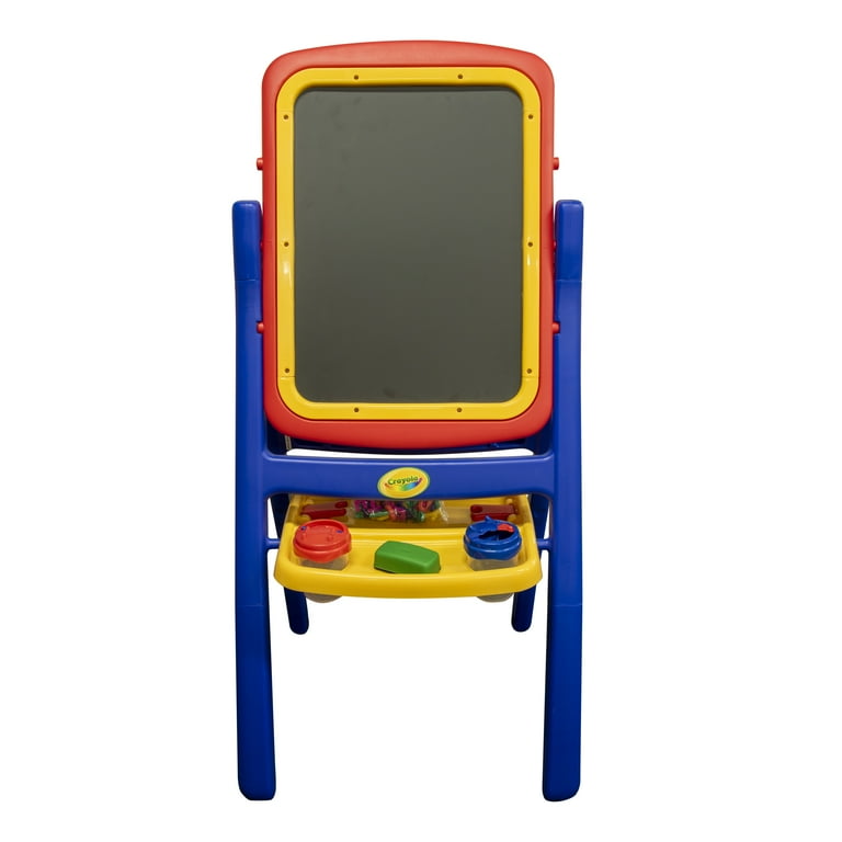Crayola Quick Flip 2-Sided Art Easel with Magnetic Letters and Crayola Quick Flip 2-Sided Art Easel with Magnetic Letters and