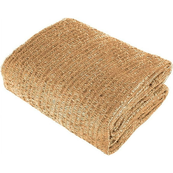 Grow1 Greenhouse 30% Shade Cloth Net, Garden Fence Covering Tarp, Chicken Coop, Tomato Plants, 20' x 48' Feet, Beige