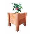 thumbnail image 1 of GrowGardens 1' x 1' x 16" Redwood Elevated Garden Bed, 1 of 4