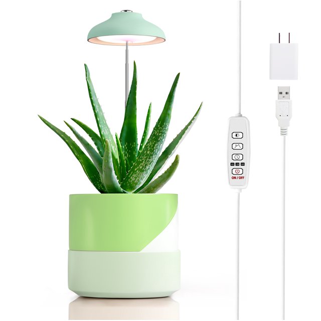 GrowLED Umbrella Plant Grow Light, Height Adjustable, 8/12/16H