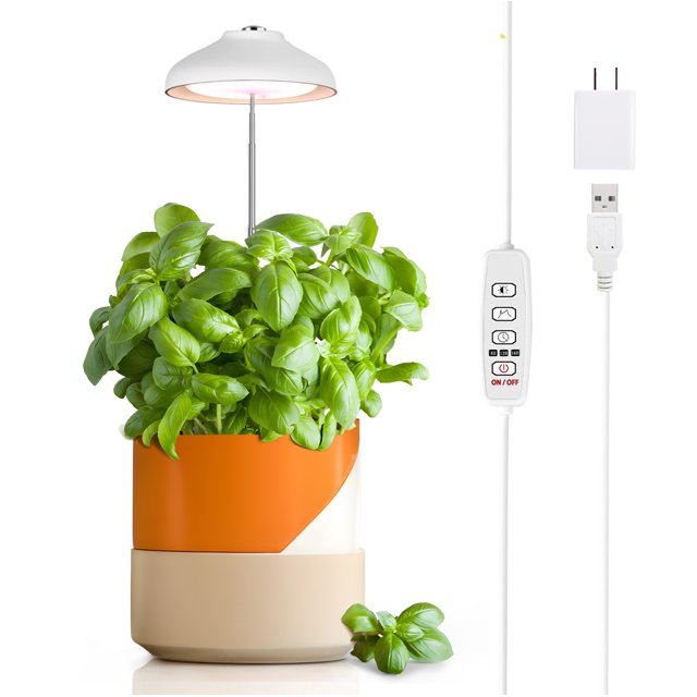 GrowLED Umbrella Plant Grow Light, Height Adjustable, 8/12/16H