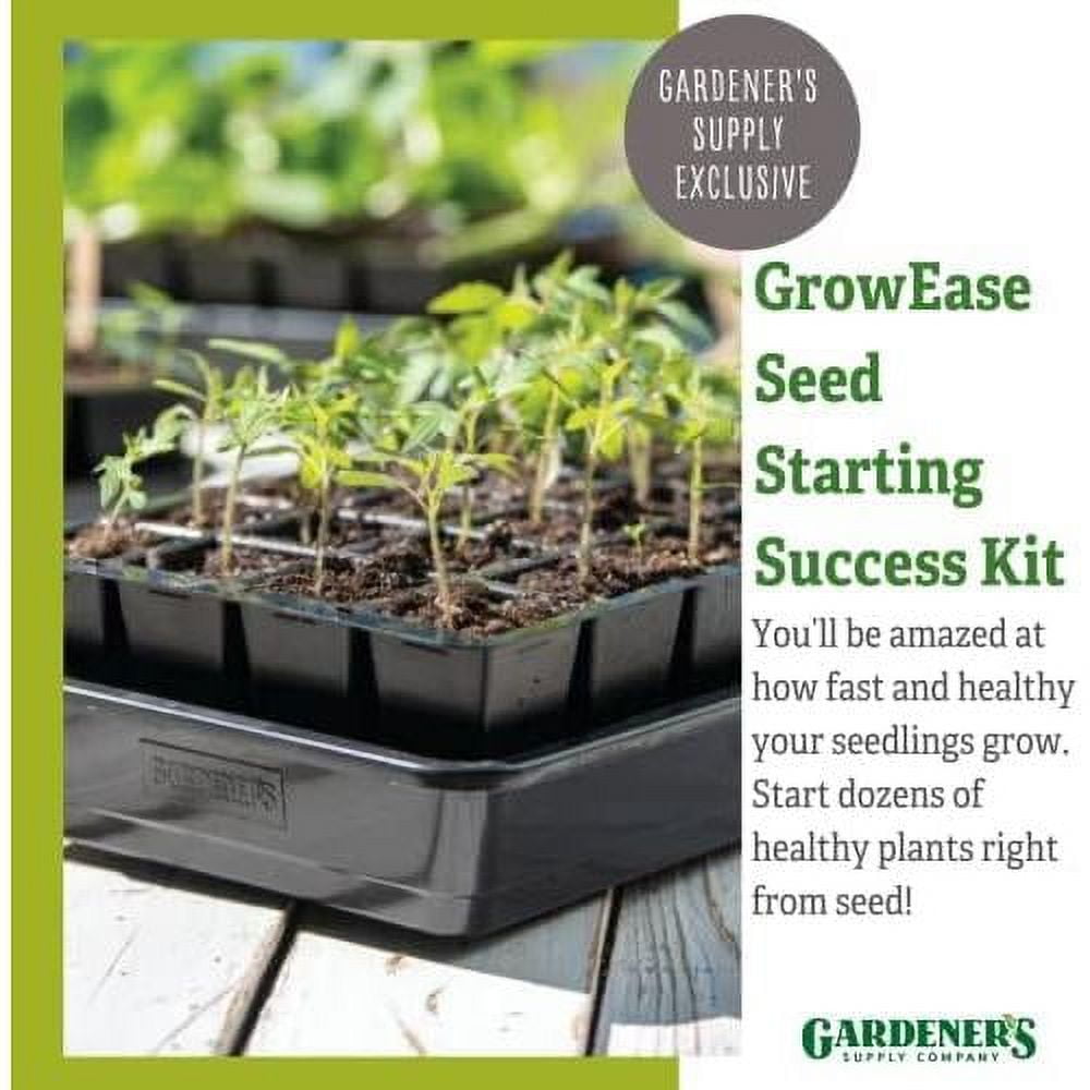 Growease Self Watering Seed Starting Kit, 24 Cell Seed, Holds 3 Qts Of Seed Starting Mix