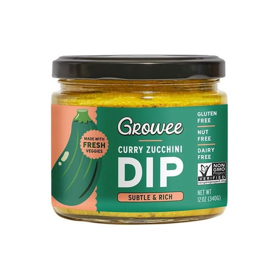 Growee Foods Curry Zucchini Dip & Spread 12 oz.