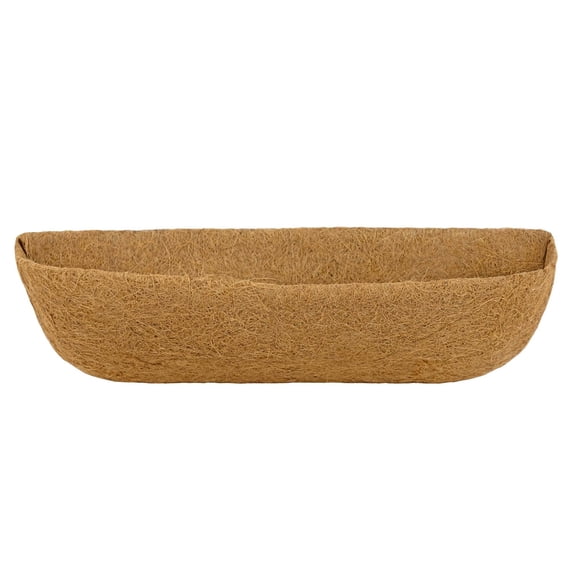 Grower Select 24" Pre-formed Coconut Coir Trough Planter Liners