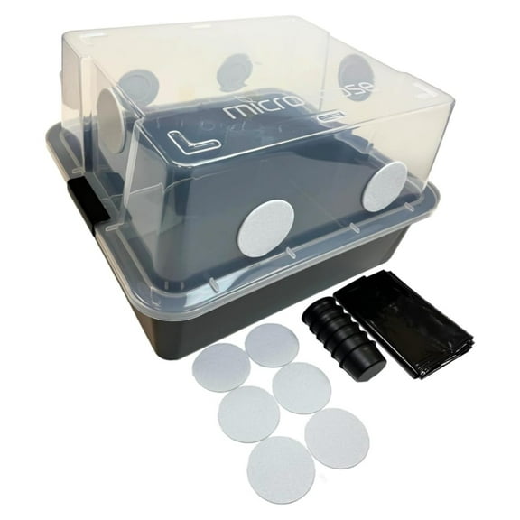 Grower's Select Mushroom Monotub Fruiting Chamber with Filter Disks and Liner