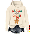 thumbnail image 1 of Growing A Little Cookie Sweatshirt Baking A Little Cookie Shirt Christmas Pregnancy Announcement Pullover Hoodie, 1 of 8