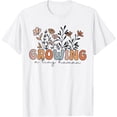 thumbnail image 1 of Growing A Tiny Human Floral Flowers T-Shirt, 1 of 3