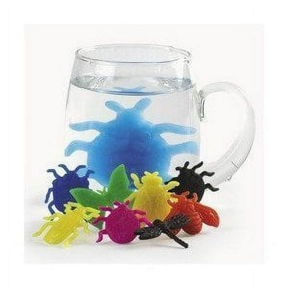 Fun Express Growing Insects Toy Set & Assorted Insect Figures Fun Educational and Interactive Toys for Kids Playtime Learning Activities Party Favors Birthday Parties and Playtime 48 Pieces