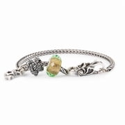 Trollbeads Womens Love Charm Bracelet, Silver, Size 7.5