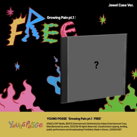 Young Posse - Growing Pain Pt.1 : Free - Jewel Case Version - incl. 16pg Photobook, Photocard + Folded Poster - Music & Performance - CD