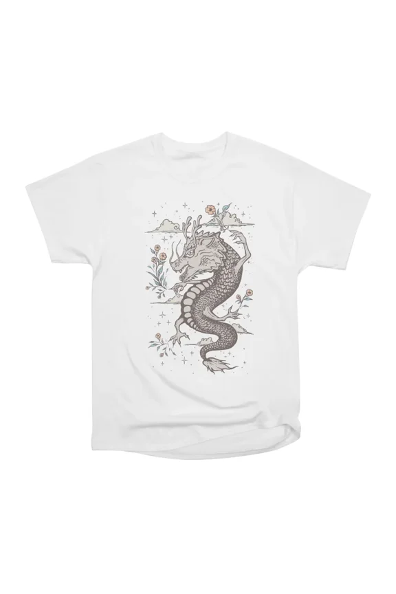 Growing Powerful Dragon T-Shirt Tee Gift For Him Merch For Her Apparel For Friend