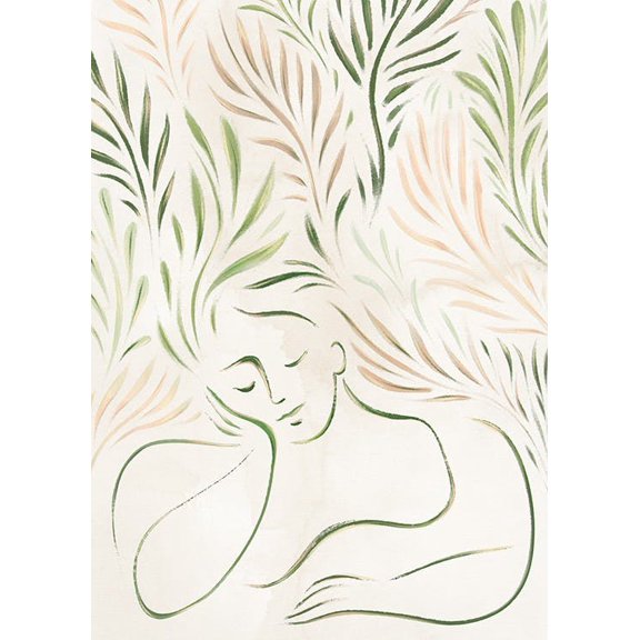 Growing Thoughts Print Wall Art, Modern Wall Decor For Living Room Bedroom, 8x12 UNFRAMED