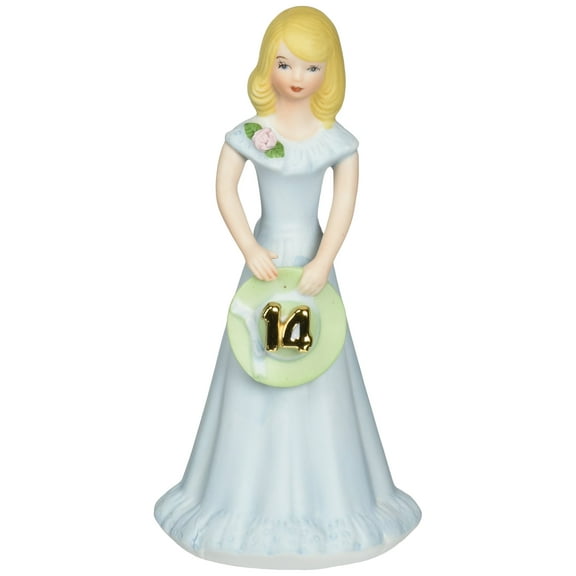 Growing Up Birthday Girls Blonde Age 14 Figurine
