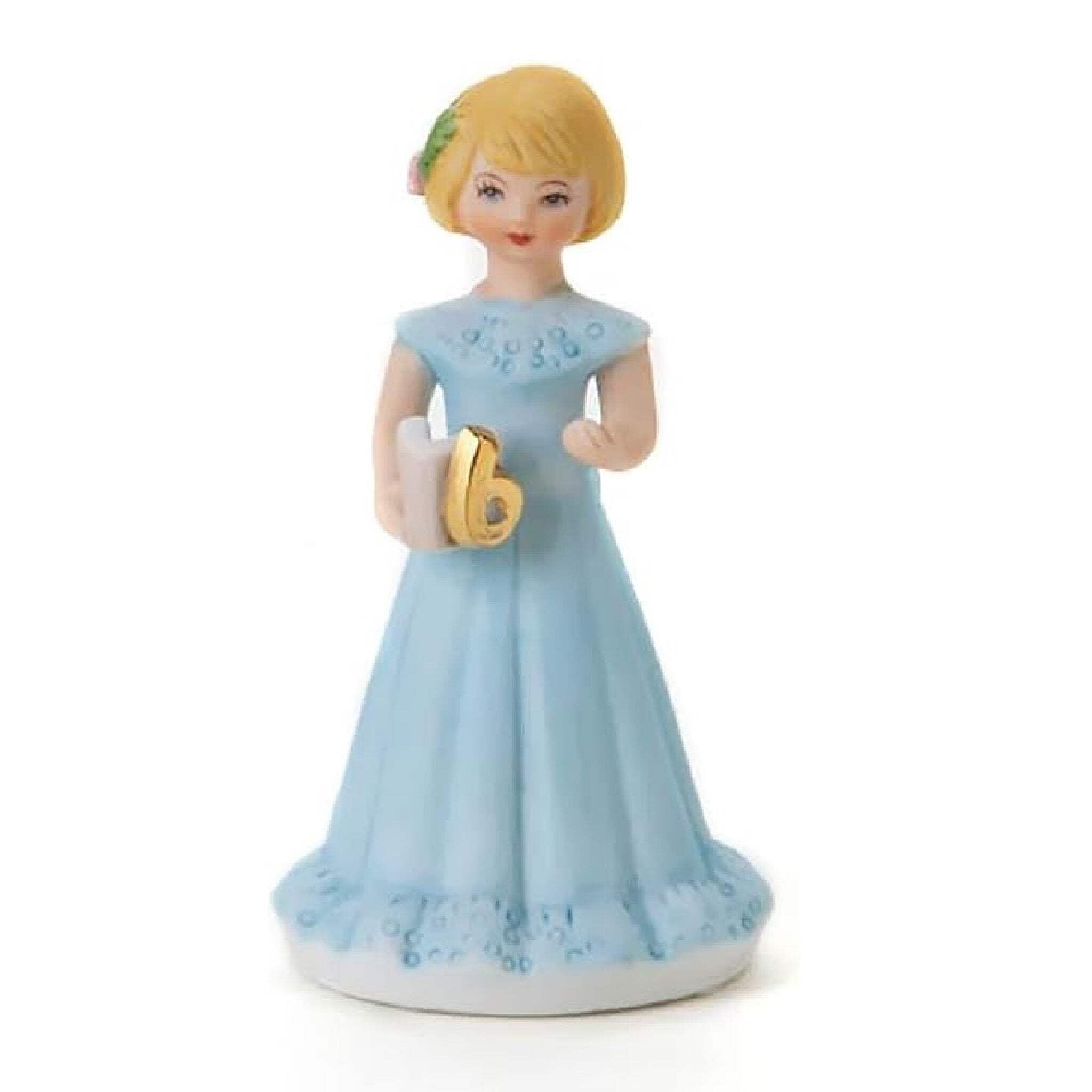 Blonde Age 6 Porcelain Figurine
