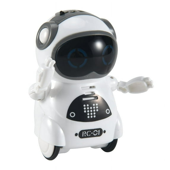Growment Mini RC Pocket Robot Toys with Interactive Dialogue Conversation