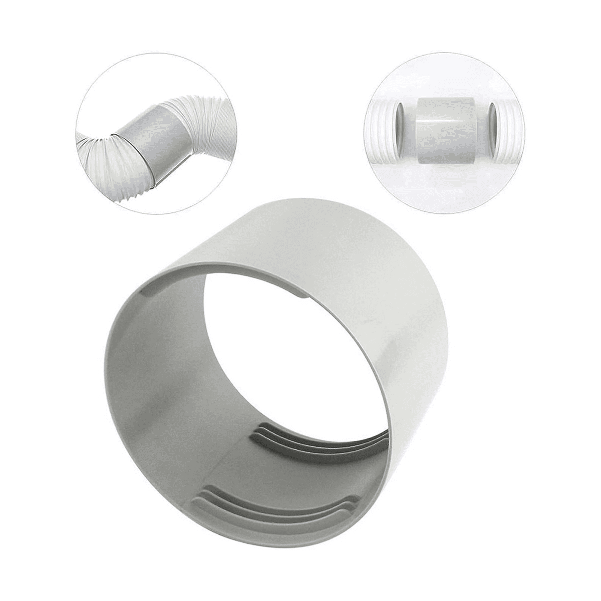 Growment Portable Air Conditioner Exhaust Hose Coupler Window Adapter