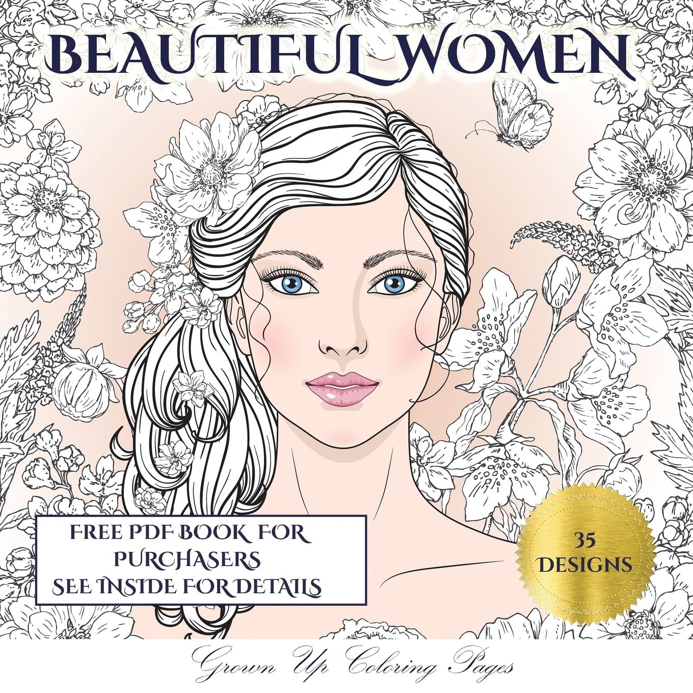 Pink Coloring Books: Beautiful Women : Adult Coloring Book (Series #1)  (Paperback) - Yahoo Shopping