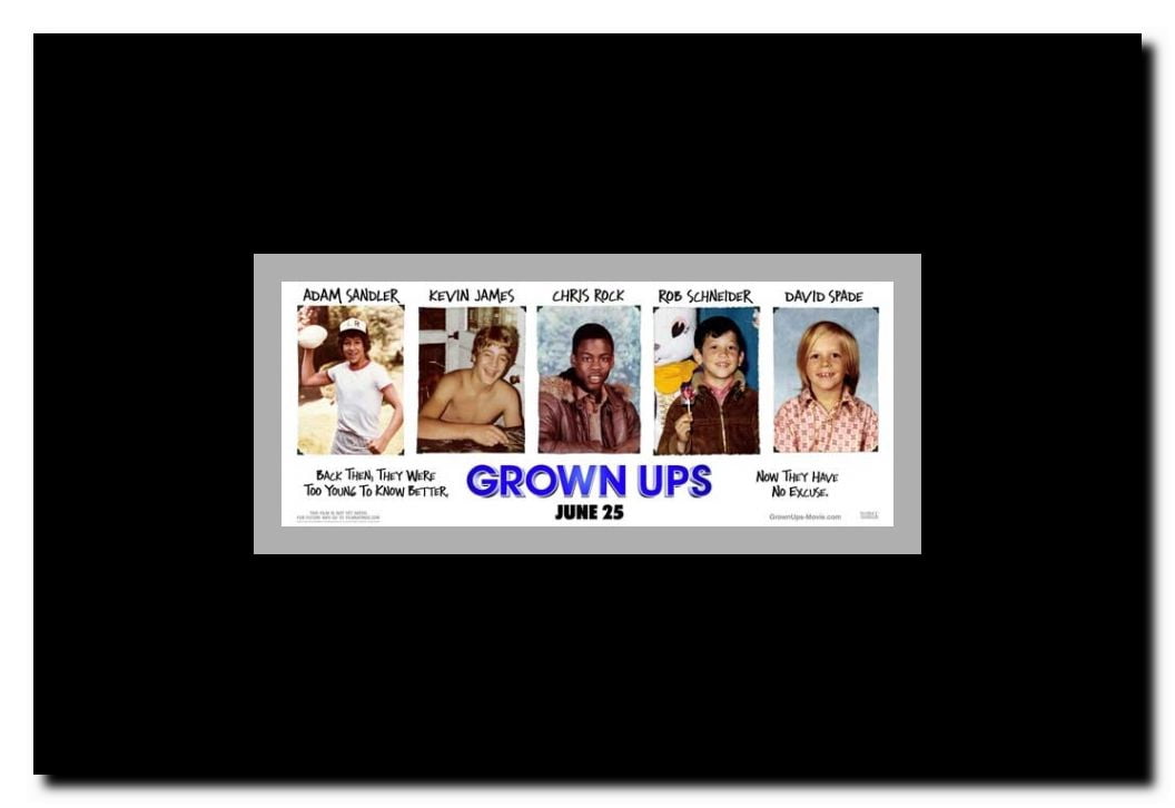 Grown Ups Framed Movie Poster