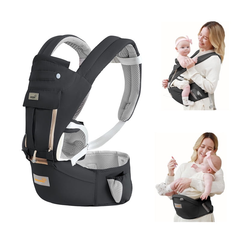 Grownsy Baby Carrier with Hip Seat for Newborns 766 lbs Baby Holder