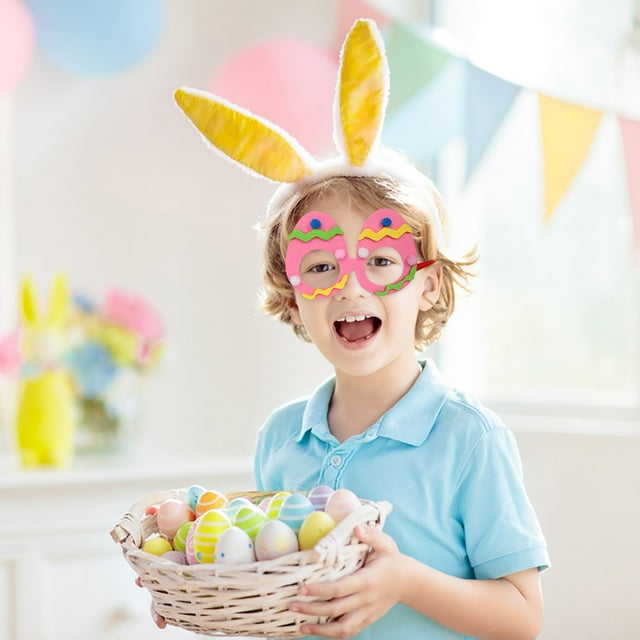 Growsl Clearance Sale! Glasses,Easter Party Novelty Design No Glasses