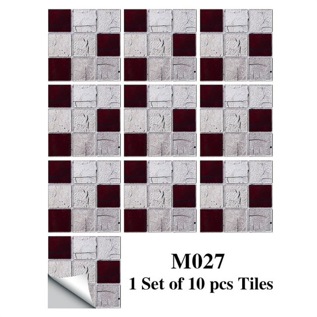 Growsl Clearance Sale! Living Room Decor,1Set 10pc Self Adhesive Tile