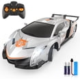 thumbnail image 1 of Growsly Lamborghini RC Car Toys for Kids 4-12 Years Old 1/18 Racing Crawler Toy Car Model Vehicle with Rechargeable Batteries, Silver, 1 of 7
