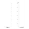 thumbnail image 1 of Growth Chart Ruler Decal (Left-Aligned) - Children's Vinyl Wall Decal, 1 of 1