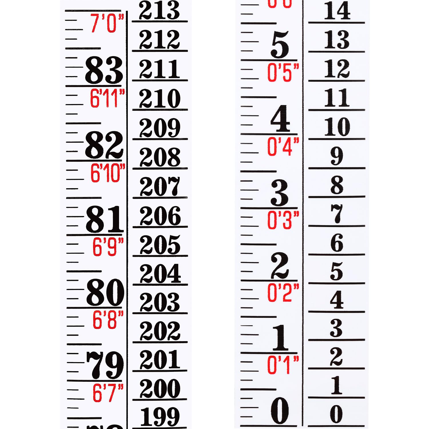 Indicator Ruler For Inflatable Growth Chart Wall Labels Height Indicator Tape Ruler Growth Chart Decor ...
