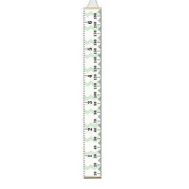 Wooden Giraffe Growth Chart For Wall - Kids Height Measurement Ruler, Nursery & Playroom Decor