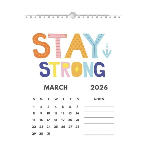 Growth Incentive Calendar For 2026 Paper Material For Kids Family Planning And Motivation