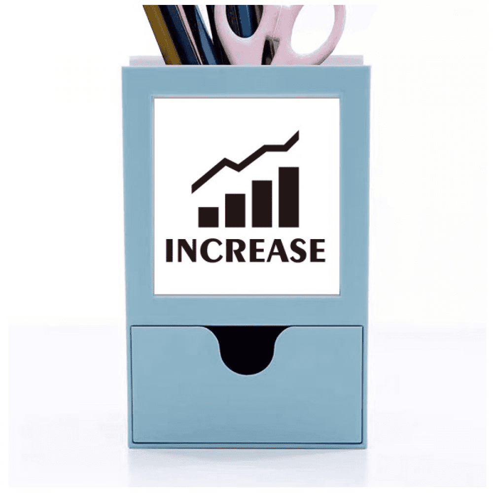 Growth Index Mathematics Science Desk Supplies Organizer Pen Holder Card