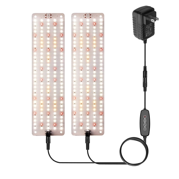 Growth Lamp,Led 3/6/12h 6 Plant Panel 6 Dimmable Lamp Plant Indoor Lamp Two Dimmable One With 3/6/12h Supplement Indoor Plant Supplement