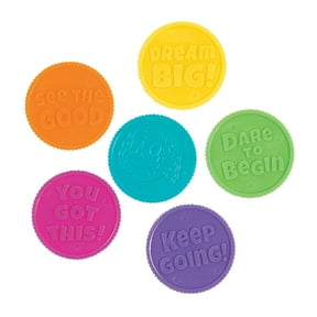Growth Mindset Coins - Toys - 144 Pieces