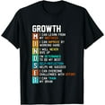 thumbnail image 1 of Growth Mindset Meaning Inspiring Motivational Positive T-Shirt, 1 of 4